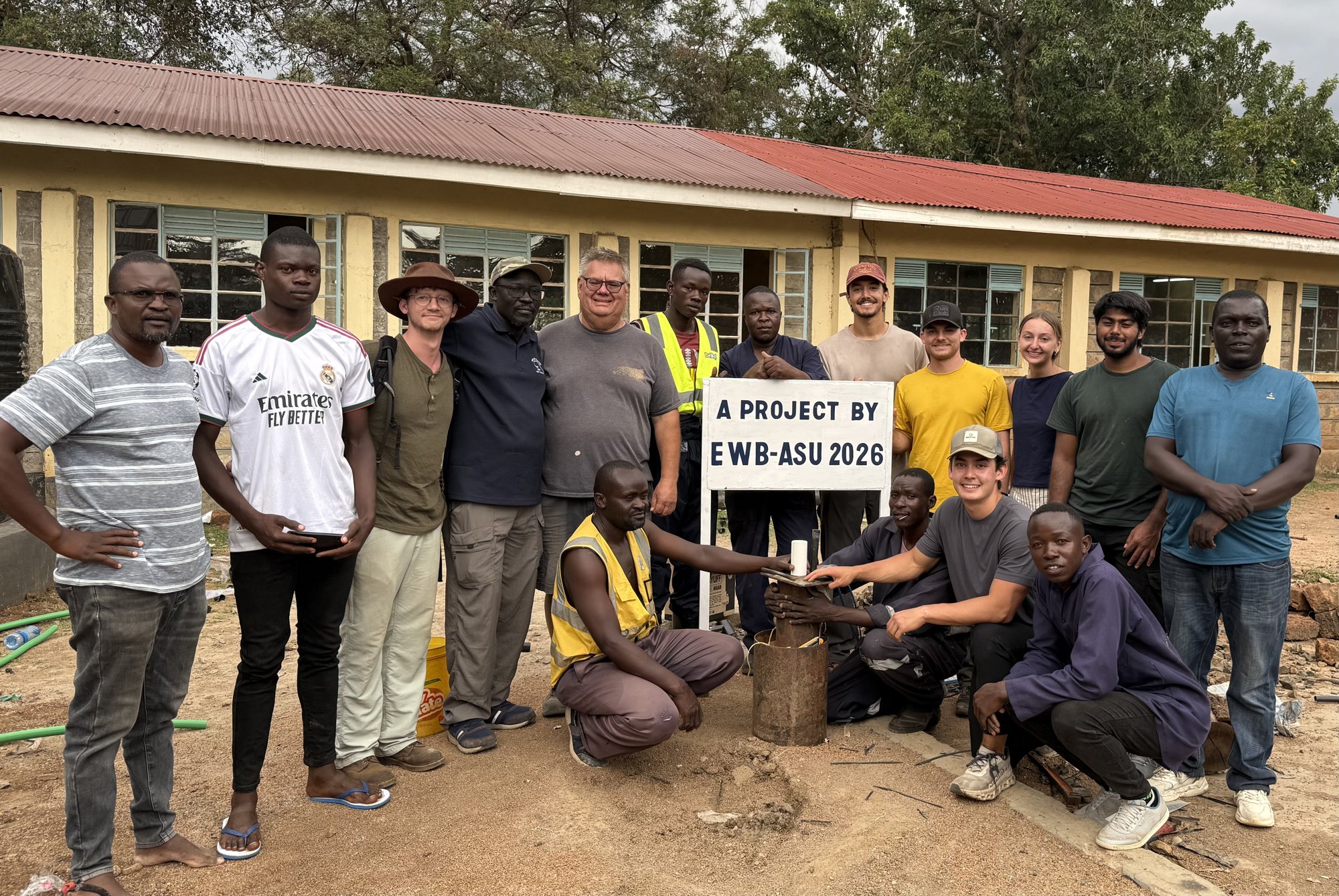 ASU students bring clean water to 500 students in Kenya